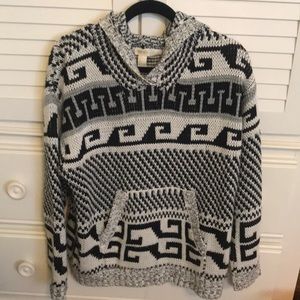 Printed Hooded Sweater
